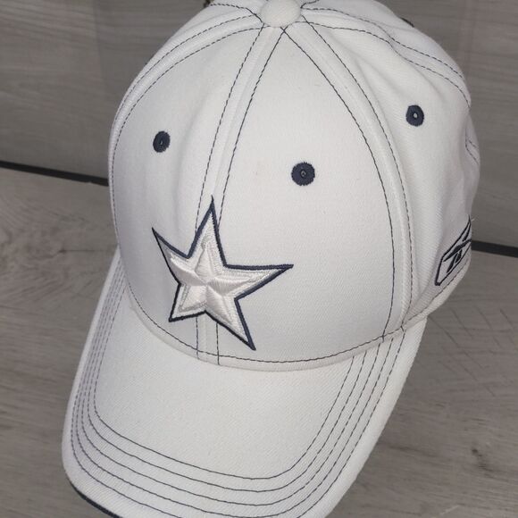 Reebok NFL Dallas Cowboys One Size Hat Cap Embroidered VGC Preowned - Picture 1 of 10